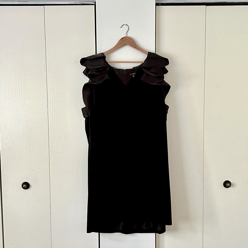 NWT Lane Bryant Black Velvet Mini Dress
